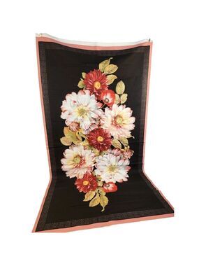 Rosewood Lane Fabric Panel By Lisa Audit Floral Bouquet Design 24x44 Inches Cott